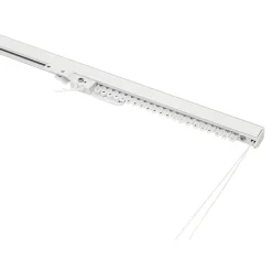 GoodHome Rail à rideau extensible Millet blanc L.120/210cm* Rail À Rideaux