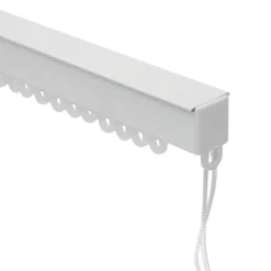 GoodHome Rail à rideau extensible Millet blanc L.120/210cm* Rail À Rideaux