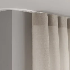 Discount GoodHome Rail à rideau simple Thira blanc L.200cm