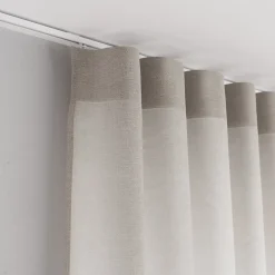 GoodHome Rail à rideau simple Thira blanc L.250cm* Rail À Rideaux
