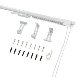 GoodHome Rail filaire extensible simple 60/90 cm Milet* Rail À Rideaux