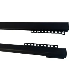 Secodir REV- Tringle Rail REV Réversible en Aluminium - L. 2 m* Panneau Japonais