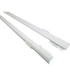 Secodir REV- Tringle Rail REV Réversible en Aluminium - L. 2 m* Panneau Japonais
