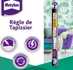Best Metylan Règle de tapissier en métal L.58.5 x l.6.7 cm