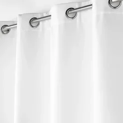 Discount Douceur D'Intérieur Rideau à Œillets 135 x 260 cm Tamisant Isolant Thermique Micropolar Blanc