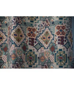 Clearance Douceur D'Intérieur Rideau à motifs ethniques terracotta - 130x240 cm - 130x240cm - Terre cuite