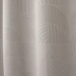 Sale Home Maison Rideau à oeillets occultant imprimé géométrique (140x240 cm - Naturel)