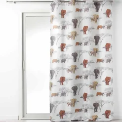 Best Paris Prix Rideau à Oeillets "Toundra" 140x260cm Blanc