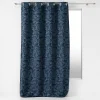 Sale Douceur D'Intérieur Rideau a oeillets 140 x 280 cm jacquard rosalina Navy