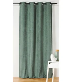 Discount Linder Rideau "Alaska" isolant 3 en 1 thermique, phonique et obscurcissant - 140x260cm - Vert kaki