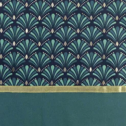 Sale Douceur D'Intérieur Rideau esprit art déco (140x240 cm - Bleu)