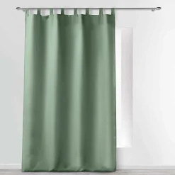 Discount Douceur D'Intérieur Rideau Essentiel - 140 x 260 Sauge
