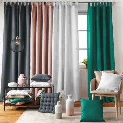 Discount Douceur D'Intérieur Rideau Essentiel - 140 x 260 Sauge