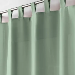 Discount Douceur D'Intérieur Rideau Essentiel - 140 x 260 Sauge