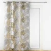 Sale Douceur D'Intérieur Rideau grande hateur à oeillets 140 x 280 cm polyester imprime metallise mogador Sans
