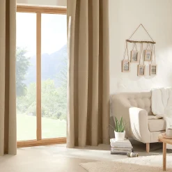 Atmosphera Créateur D'Intérieur Rideau isolant/occultant Soana beige 140x260cm - Atmosphera* Rideau Occultant