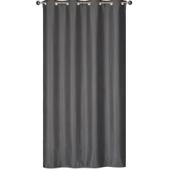 Best Dylrev Rideau Jacquard Obscurcissant à Œillets 140x240cm - Design Élégant en Gris