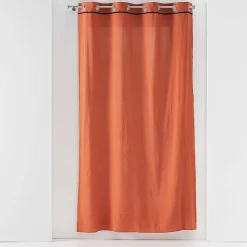 Outlet Douceur D'Intérieur Rideau Linette - 135 x 240 Terracotta