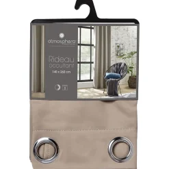 Atmosphera Rideau occultant Louisa - 140 x 260 cm* Rideau Occultant