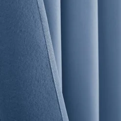 Univers Décor Rideau occultant phonique et thermique doublé polaire "Arctique" Bleuet* Rideau Thermique|Rideau Occultant