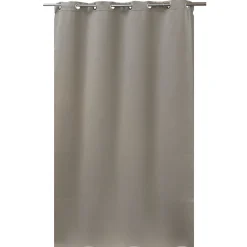 Outlet Ornami Rideau occultant phonique Louca L.240 x l.140 cm beige