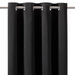 Best GoodHome Rideau occultant thermique Vestris noir L.260 x l.140 cm