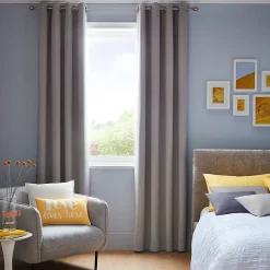 Best GoodHome Rideau occultant thermique à œillets beige serenity L.260 x l.140 cm, Vestris