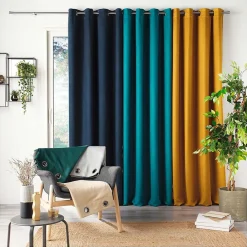 Discount Douceur D'Intérieur Rideau Sultane - 140 x 240 Marine