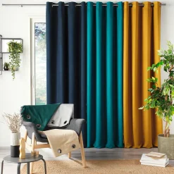 Discount Douceur D'Intérieur Rideau Sultane - 140 x 240 Marine