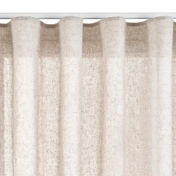 Storesdeco Rideau tamisant beige rideaux salon voilage elegant 200 x 300