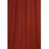 Discount Ornami Rideau thermique à œillets effet lin rouge épice L.240 x l.140cm