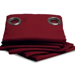 Sale Moondream Rideau thermique occultant Oeillets Rouge MC330 140 x 300 (LxH)