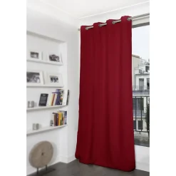 Sale Moondream Rideau thermique occultant Oeillets Rouge MC330 140 x 300 (LxH)