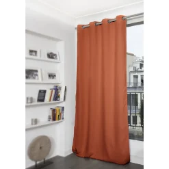 Sale Moondream Rideau thermique occultant Oeillets Orange MC374 140 x 260 (LxH)
