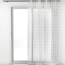 Sale Paris Prix Rideau Voilage à oeillets "Letiko" 140x240cm Blanc