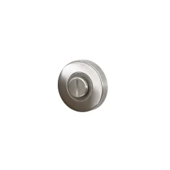 Clearance GoodHome Rosace de fonction rond à visser à condamnation Lagow alliage zinc Ø50mm or