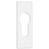 Argenta Rosace rectangulaire adhésive blanche - Clé I -* Rosace De Porte