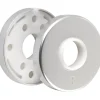 Outlet Hoppe Rosace ronde argent - Bec de cane - Amsterdam, Cortina et Verona - La paire - et cie