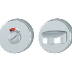 Outlet Hoppe Rosace ronde argent - Bec de cane - Amsterdam, Cortina et Verona - La paire - et cie