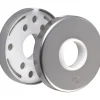 Discount Hoppe Rosace ronde aspect inox - Bec de cane - Cortina et Verona - La paire - et cie