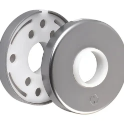 Discount Hoppe Rosace ronde aspect inox - Bec de cane - Cortina et Verona - La paire - et cie