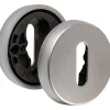 Discount Vachette Rosace ronde chromée velours - Clé L - Jazz - La paire -