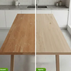 Online Ambiance Sticker Rouleau adhésif bois chêne clair au mètre - Autocollants Revêtement Adhésif Cuisine Meubles Salle de bain - 60cmx3m