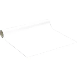 Ambiance Sticker Rouleau adhésif décoratif Vinyle au Mètre - Sticker Lavable Imperméable Mur Cuisine Meubles - 60cmx2m - Blanc* Sticker Et Adhésif Décoratif