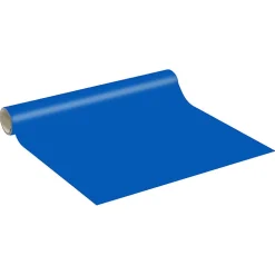 Sale Ambiance Sticker Rouleau adhésif décoratif Vinyle au Mètre - Sticker Lavable Imperméable Mur Cuisine Meubles - 60cmx1m - Bleu marine