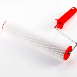 Mat Inter Rouleau débulleur 32 x 26 cm rouge et blanc* Outils Du Tapissier