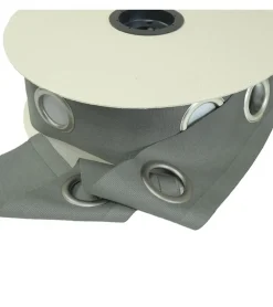 Secodir Rouleau 20M Bande à Oeillets nickel - Fixation Facile* Tringle À Rideau À Composer