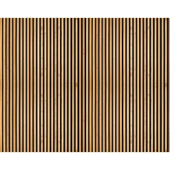 Ambiance Sticker Rouleau revêtement adhésif vinyle au mètre - Sticker mural tête de lit - LATTES DE BOIS CONTEMPORAINES - 120x160cm* Sticker Et Adhésif Décoratif