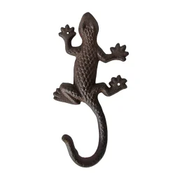 La Grande Prairie Salamandre Fonte marron 6x13x23cm* Statue Décorative