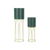 Best Mauro Ferretti Set de 2 cachepots en métal coloré Grent